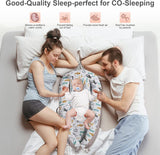 Baby Nest, Baby Lounger for Infant & Newborn Babies, 100% cotton - Cuteably