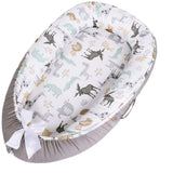 Baby Nest, Baby Lounger for Infant & Newborn Babies, 100% cotton - Cuteably
