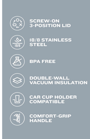 Stanley Quencher H2.0 Flow State Tumbler 40oz Cup - Ash