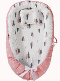 Baby Nest, Baby Lounger for Infant & Newborn Babies, 100% cotton - Cuteably