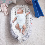 Baby Nest, Baby Lounger for Infant & Newborn Babies, 100% cotton - Cuteably