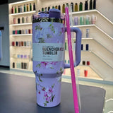 Love Shack 40oz Floral Tumbler – Vintage Inspired, Insulated & Gift-Ready | BY BLISS GIFTS