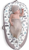 Baby Nest, Baby Lounger for Infant & Newborn Babies, 100% cotton - Cuteably