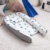 Baby Nest, Baby Lounger for Infant & Newborn Babies, 100% cotton - Cuteably
