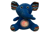 Plush Elephant Toy with Projector Music and Clam Light