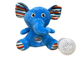Plush Elephant Toy with Projector Music and Clam Light