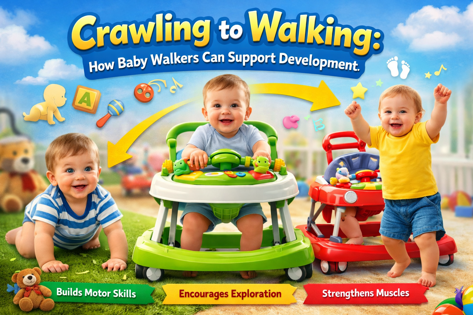 Crawling to Walking: How Baby Walkers Can Support Development