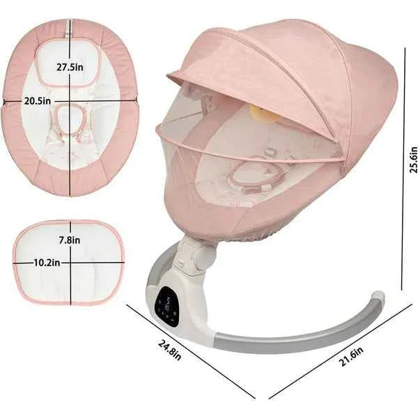 Cuteably Electric Baby Swing Bouncer Rocker for Babies