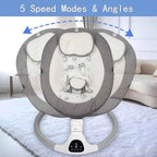 Cuteably Electric Baby Swing Bouncer Rocker for Babies