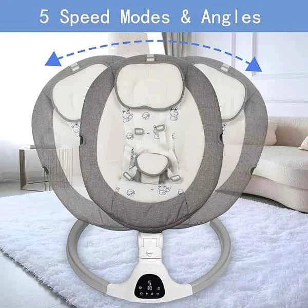 Cuteably Electric Baby Swing Bouncer Rocker for Babies