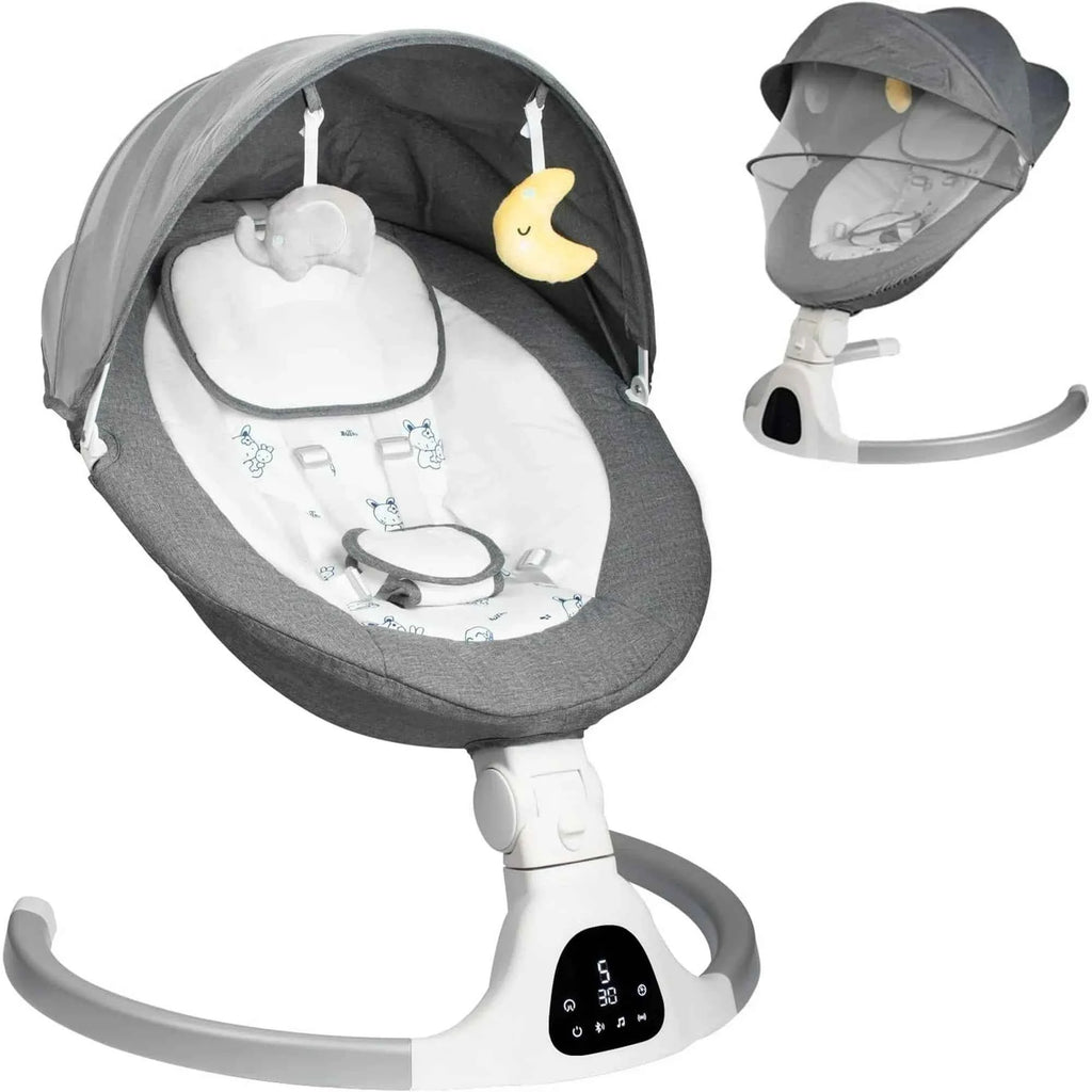 Cuteably Electric Baby Swing Bouncer Rocker for Babies