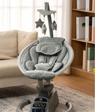 Cuteably PRO Electric Baby Swing & Bouncer Rocker – Safe, Smart & Soothing | GREY |