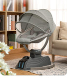 Cuteably PRO Electric Baby Swing & Bouncer Rocker – Safe, Smart & Soothing | GREY |