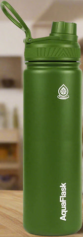Aquaflask green water bottle