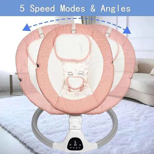 Cuteably Electric Baby Swing Bouncer Rocker for Babies