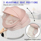Cuteably Electric Baby Swing Bouncer Rocker for Babies