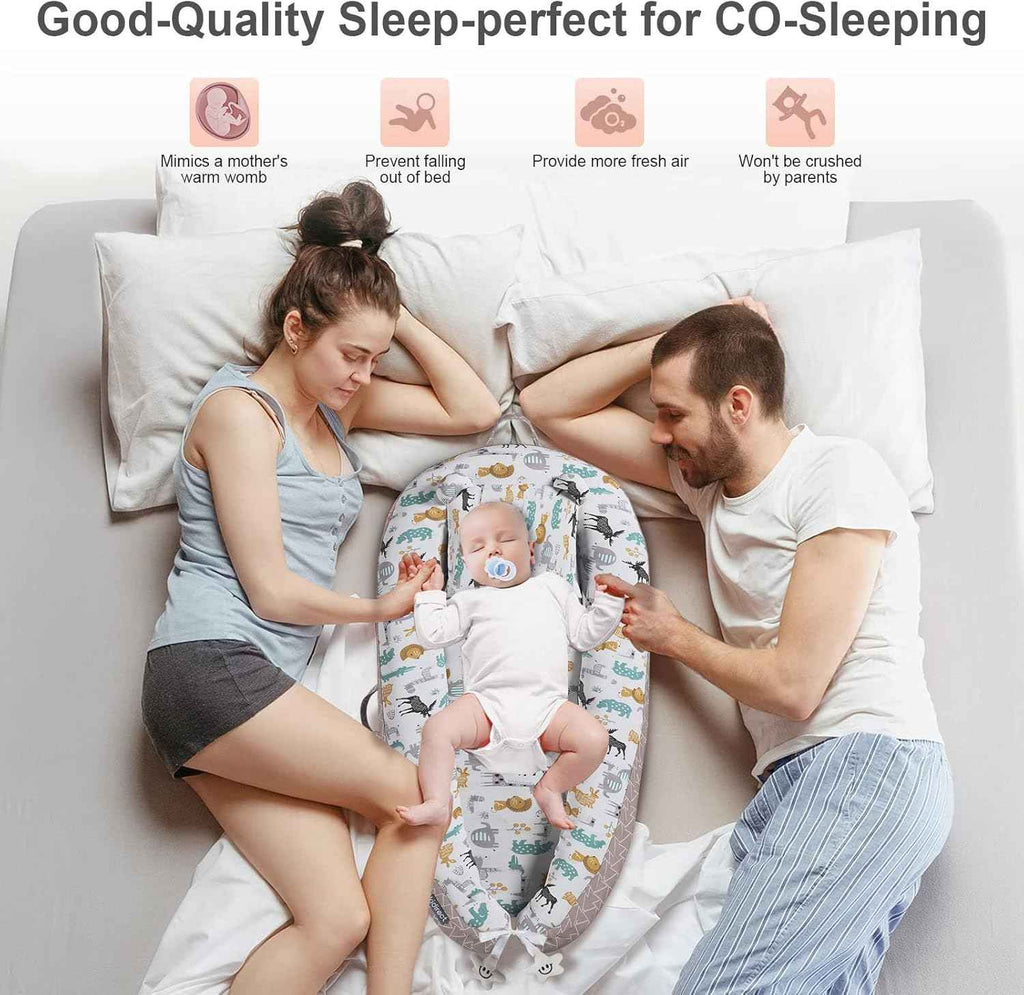 Baby Nest, Baby Lounger for Infant & Newborn Babies, 100% cotton