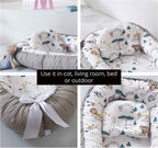 Baby Nest, Baby Lounger for Infant & Newborn Babies, 100% cotton