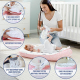 Baby Nest, Baby Lounger for Infant & Newborn Babies, 100% cotton
