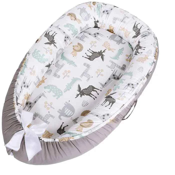 Baby Nest, Baby Lounger for Infant & Newborn Babies, 100% cotton