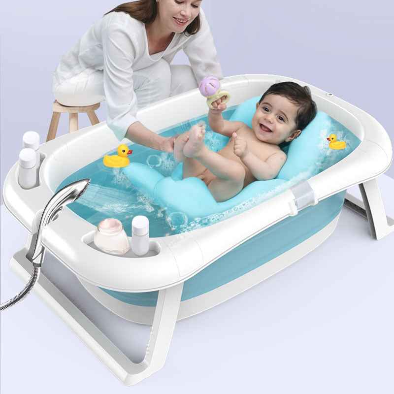 Cuetably Foldable & Collapsible Baby Bath Tub