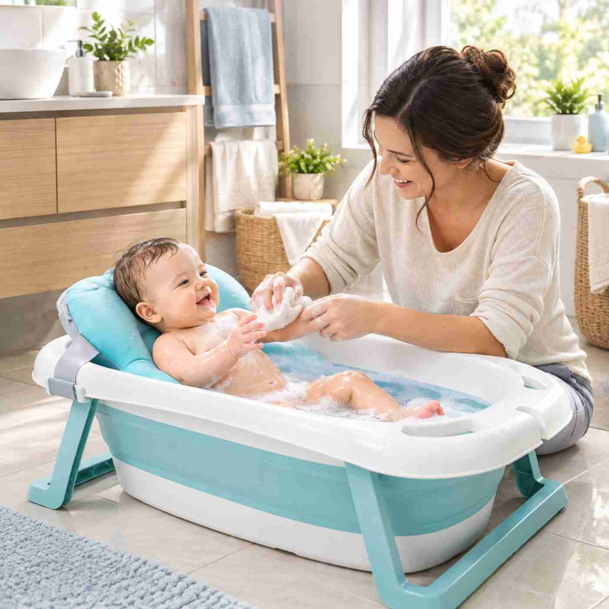 foldable bath tub