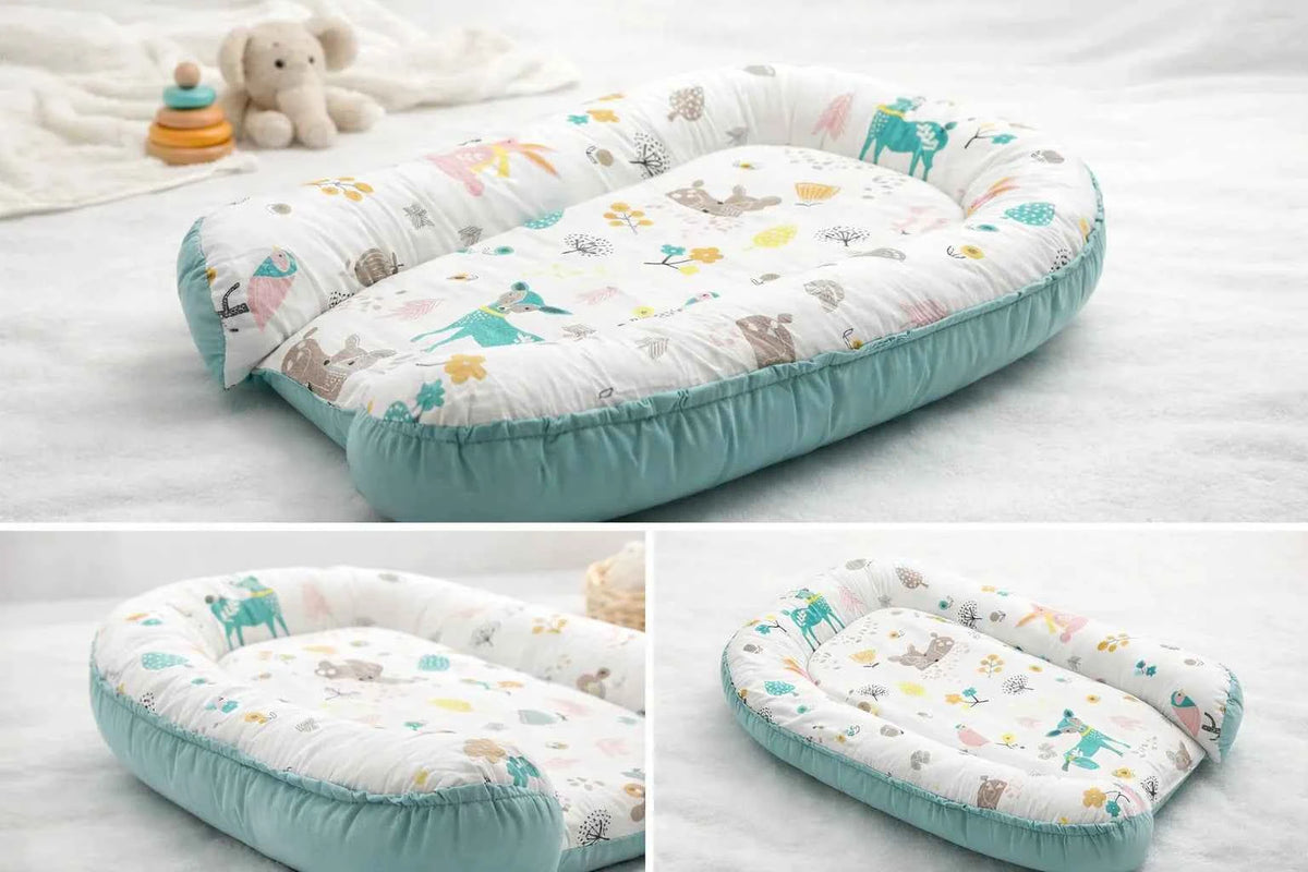 Baby Nest, Baby Lounger for Infant & Newborn Babies, 100% cotton
