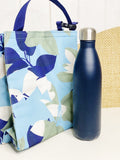 This Navy 750ml double-walled vacuum-insulated stainless-steel bottle keeps your beverage hot for up to 12 hours or cold for up to 24 hours. leak proof twist-cap seal design. Perfect for office hours and weekend trips.| Bliss Gifts & Homewares | Unit 8, 259 Princes Hwy Ulladulla | South Coast NSW | Online Retail Gift & Homeware Shopping | 0427795959, 44541523