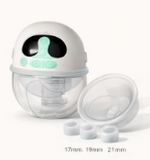 Cuteably S35 Hands-Free Wearable Breast Pump, Wireless Double Electric Pump with Upgraded Comfortable Flange Inserts (17mm, 19mm, 21mm), Portable Low-Noise Breast Pump with 4 Modes & 6 Suction Levels, 24mm Flanges, 2-Pack