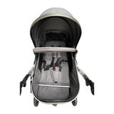 Baby Pram - 3 in 1 Pram Bassinet with Push Chair Set Grey