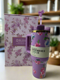 Love Shack 40oz Floral Tumbler – Vintage Inspired, Insulated & Gift-Ready | BY BLISS GIFTS