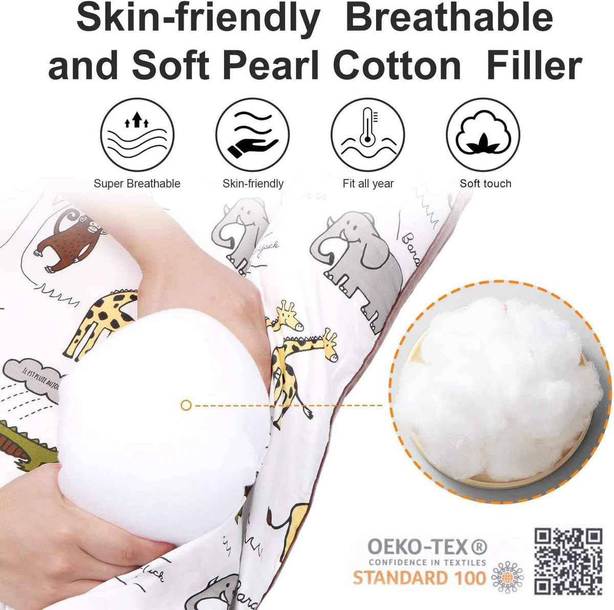 Baby Nest, Baby Lounger for Infant & Newborn Babies, 100% cotton
