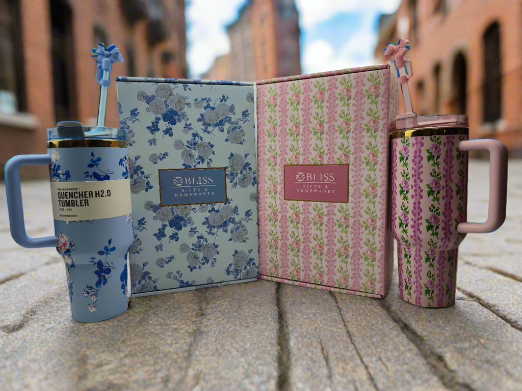 Floral Tumbler for Hot and Cold Drinks