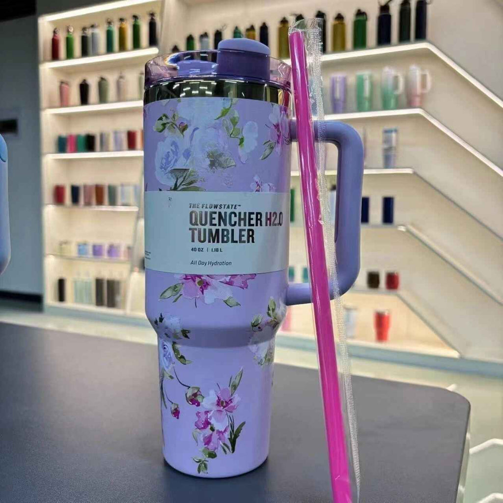 Love Shack 40oz Floral Tumbler – Vintage Inspired, Insulated & Gift-Ready