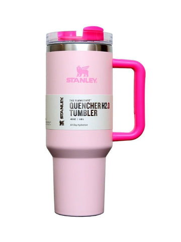 Stanley Quencher H2.0 Flow State Tumbler 40oz Cup - Flamingo Pink