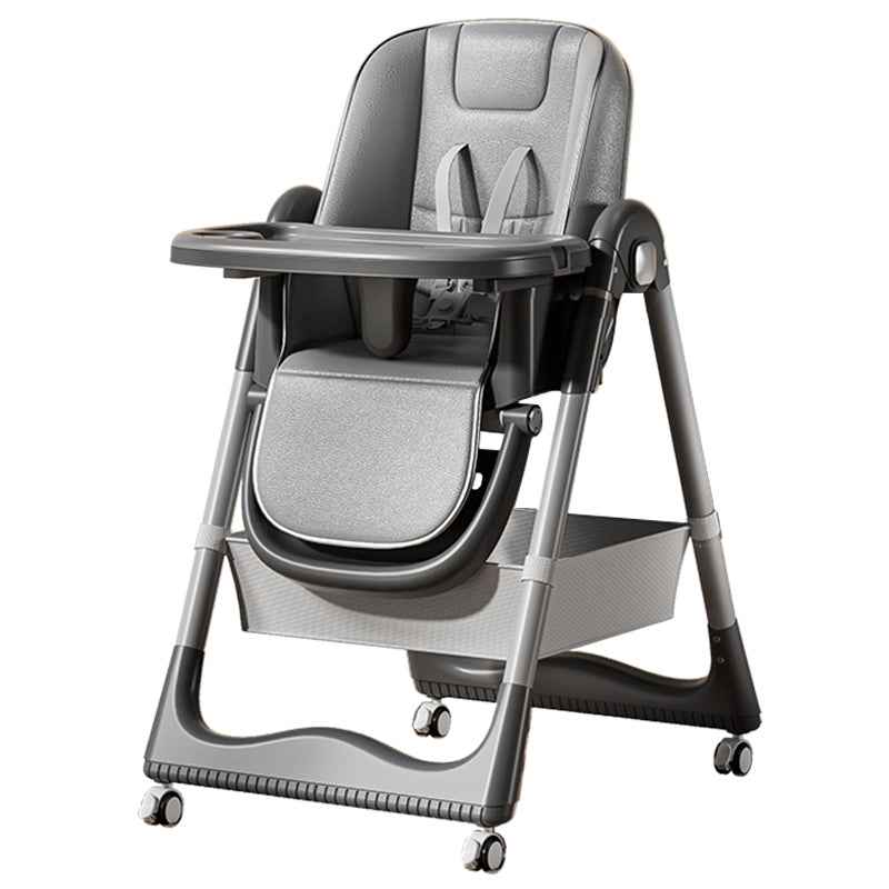 Cuteably 3-in-1 Baby High Chair | Portable & Foldable Feeding Chair with Rocking and Swivel Functions | Safe & Modern Design