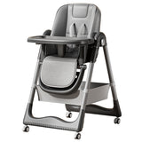 Cuteably 3-in-1 Baby High Chair | Portable & Foldable Feeding Chair with Rocking and Swivel Functions | Safe & Modern Design