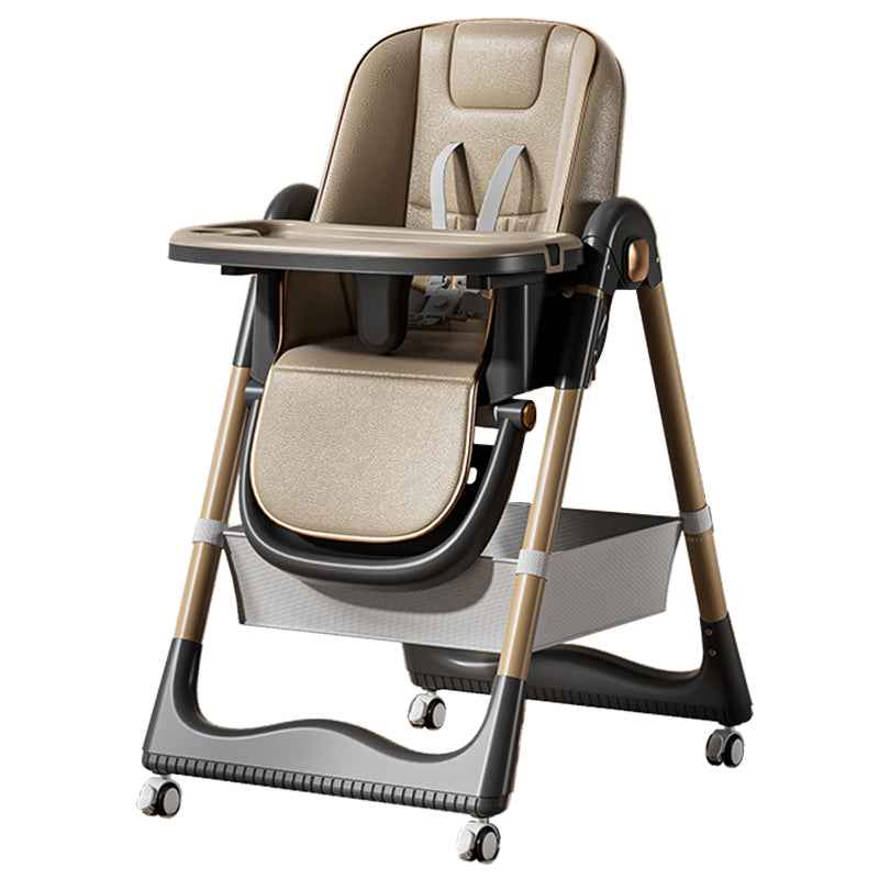 Cuteably 3-in-1 Baby High Chair | Portable & Foldable Feeding Chair with Rocking and Swivel Functions | Safe & Modern Design
