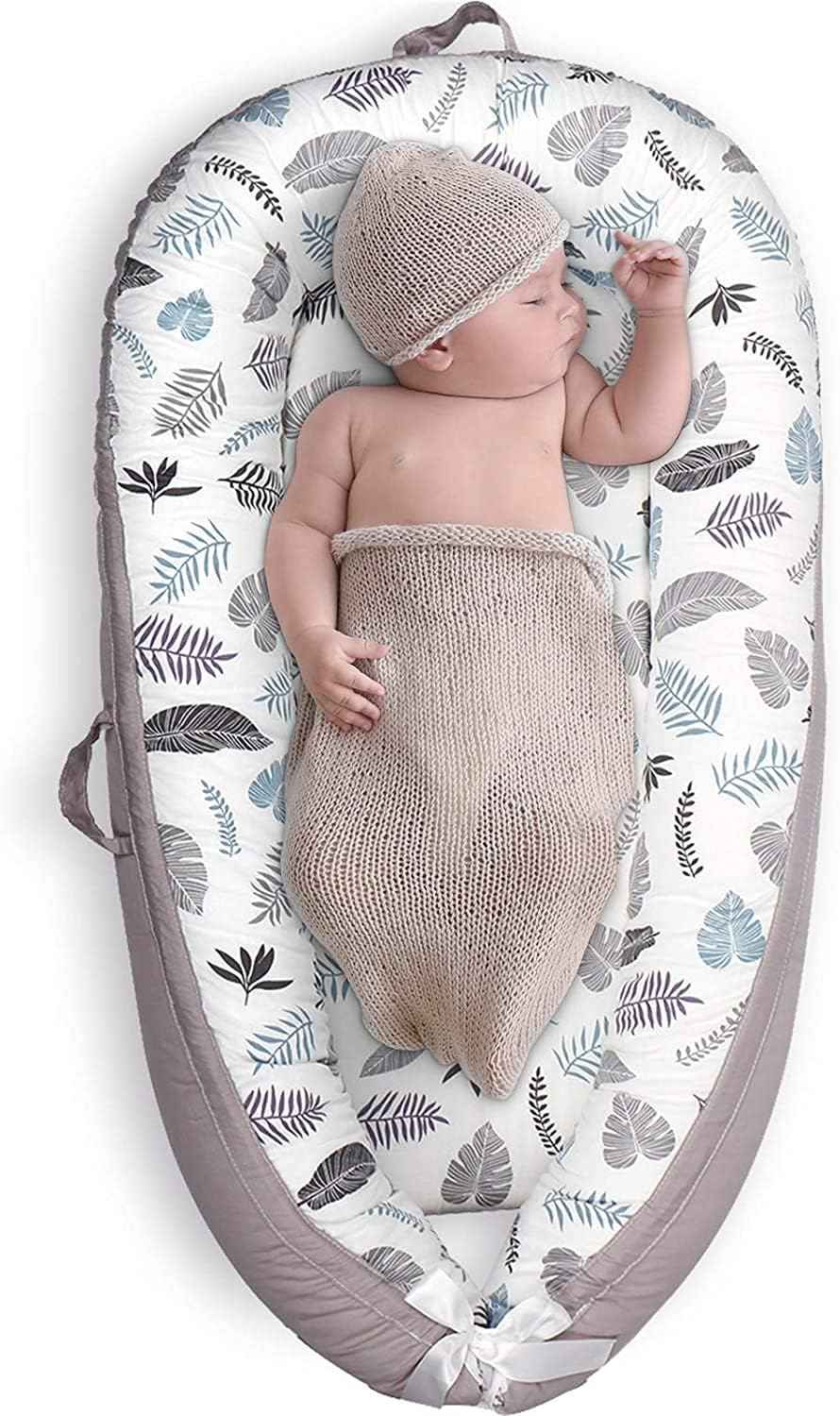 Baby Nest, Baby Lounger for Infant & Newborn Babies, 100% cotton