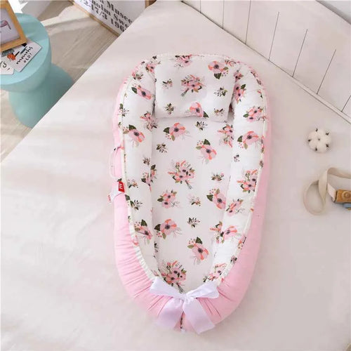 Baby Nest, Baby Lounger for Infant & Newborn Babies, 100% cotton
