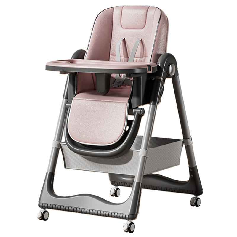 Cuteably 3-in-1 Baby High Chair | Portable & Foldable Feeding Chair with Rocking and Swivel Functions | Safe & Modern Design
