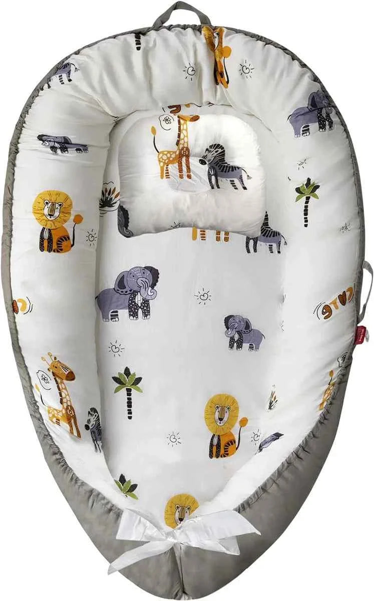 Baby Nest, Baby Lounger for Infant & Newborn Babies, 100% cotton