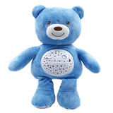 Plush Bear Toy with Projector Music and Clam Light