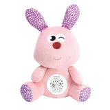 Plush Bunny Toy with Projector Music and Clam Light