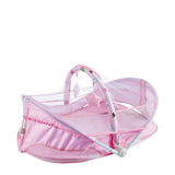 Portable Folding Baby Bed - Pink