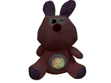 Plush Bunny Toy with Projector Music and Clam Light