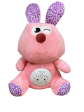 Plush Bunny Toy with Projector Music and Clam Light