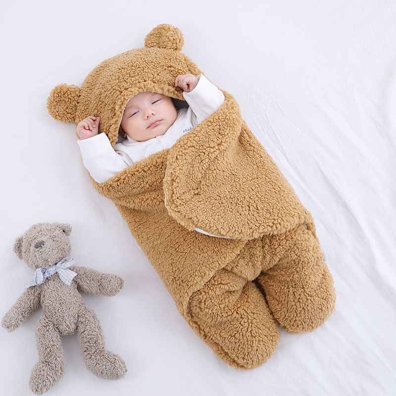 Cuteably Baby Wrap Blanket Red | Soft & Cozy Comfort