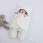 Cuteably Baby Wrap Blanket Red | Soft & Cozy Comfort