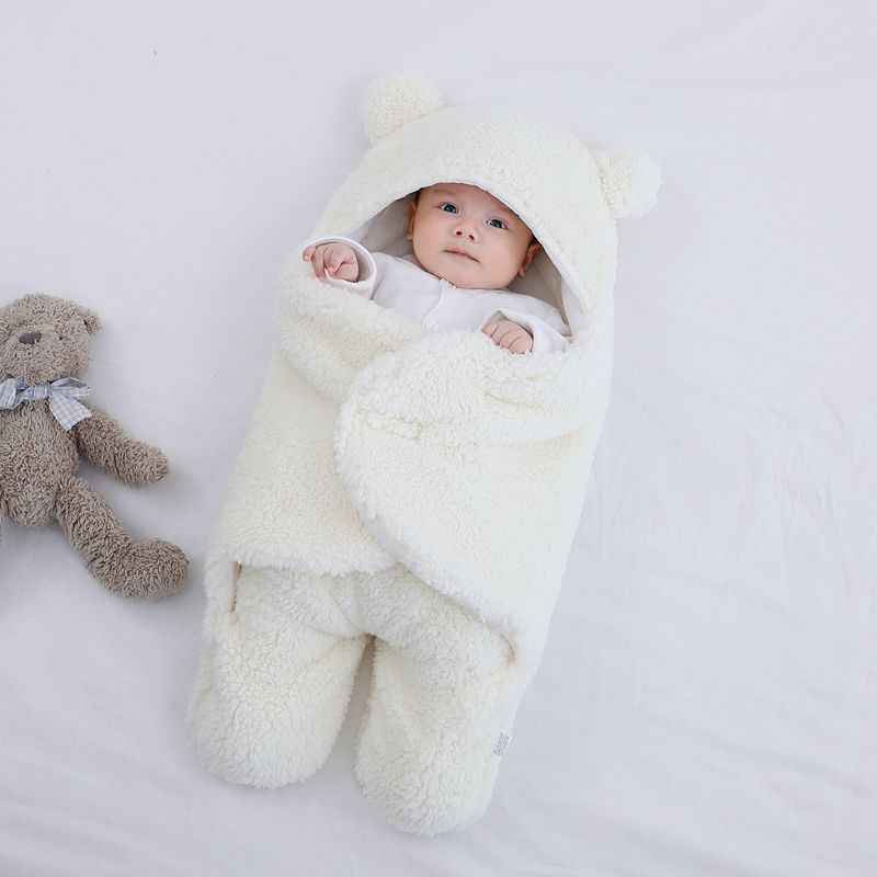 Cuteably Baby Wrap Blanket Red | Soft & Cozy Comfort
